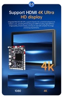 ARM Rockchip RK3568 RK3588 8GB 64GB Android Board Hd-mi/Ethernet/4G/CAN Placas base industriales con Android 12/Linux/Ubuntu OS