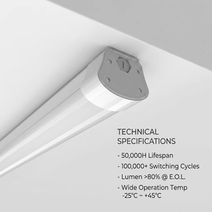 Luz LED Tri-Proof de 150 cm (5 pies), 60 W, 7200 lm, SMD2835, Alto Lumen, IP67, Impermeable, 3000 K, 4000 K, 5000 K, 6000 K, Iluminación para Lavado de Autos y Supermercados - Product Image 4