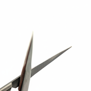 Ciseaux de rasoir de pêche à la mouche professionnels de haute qualité 5 "série de pierres précieuses équipement de Salon noir et or - Product Image 1