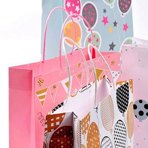 Sacs en papier kraft en gros, écologiques, en matériaux recyclés, design personnalisé, blancs, avec poignée et logo pour promotion - Product Image 4