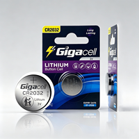 Superventas no recargables 3,0 V Cr2032 pilas de botón de litio baterías de reloj 5 uds/Paquete de ampolla