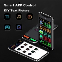 Luces LED para Parabrisas de Coche con Control Remoto, Animaciones Personalizadas, Pantalla LED Inteligente para Camiones y Letreros de Tiendas