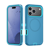 Coque de protection antichoc en TPU et PC Meracly pour iPhone 18, 17 Air, 16 Plus, 15 Pro Max avec clip ceinture – MOQ 500