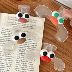 Clips en acrylique mignons, porte-partitions de piano en plastique transparent, fournitures scolaires, <span class=keywords><strong>presse</strong></span>-papiers, clip de reliure, porte-billets - Product Image 2