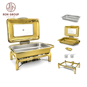 Venta al por mayor Económico de acero inoxidable Rectangular calentador de alimentos de calidad Catering Restaurante Buffet Set para Hoteles <span class=keywords><strong>Restaurantes</strong></span> Bueno - Product Image 4