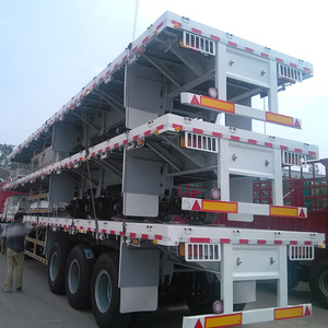 Nuevo Semirremolque de Plataforma Plana de 3 Ejes y 40 Pies, Reforzado con Acero de Alta Resistencia, Suspensión Neumática, Capacidad de Carga de 30 Toneladas, Precio Bajo, Gran Oferta - Product Image 2