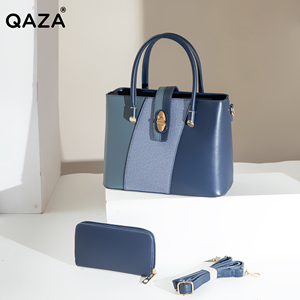QAZA – Sacs à main et pochettes de luxe pour femme en cuir PU, ensemble de sacs fourre-tout, <span class=keywords><strong>sac</strong></span> à bandoulière célèbre, les dernières nouveautés pour femmes - Product Image 2