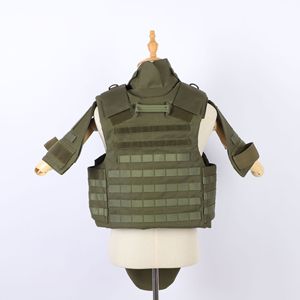 Chaleco exterior personalizado al por mayor de China sistema Molle de liberación rápida Camo 1000D Oxford chaleco táctico de protección completa portador de placa - Product Image 2