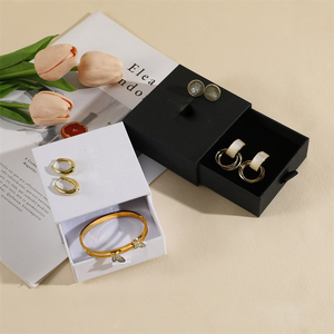 Eco-friendly Wholesale Customized logo Bracelet Ring Drawer Jewelry <b>Box</b> Necklace <b>Earring</b> Storage Packaging Jewelry <b>Box</b> - Product Image 3