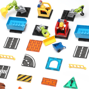 Juego de 50 Piezas de Bloques de Construcción Magnéticos de Plástico para Carreteras, Juego de Construcción Educativo STEM con Certificación CPC, Juguetes para Niños de <span class=keywords><strong>3</strong></span>+ Años - Product Image 4