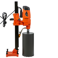 CAYKEN Perceuse à noyau diamanté immergée dans l'huile de 250 mm avec moteur puissant pour béton, option support et vitesse variable