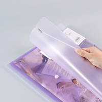 Protège-documents A4 transparent en plastique, classeur multifonctionnel à 3 anneaux