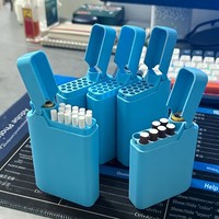 Étui à cigarettes portable exclusif transfrontalier avec briquet intégré, compatible avec les cigarettes fines et régulières, vente en gros d'usine