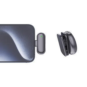 ไมโครโฟนไร้สายแบบวงกลม SX19 สำหรับบันทึกวิดีโอแบบพกพา ชนิดแม่เหล็ก พร้อมหัวต่อ Type C ตัดเสียงรบกวน สำหรับโทรศัพท์มือถือ - Product Image 6