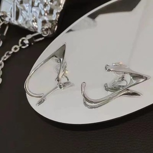 Manchettes d'oreilles elfe non percées sans Clips d'oreille manchettes d'oreilles elfe boucles d'oreilles en argent - Product Image 2
