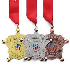 Medallas Personalizadas de Metal Fundido a Presión de Aleación de Zinc, en Oro, Plata y Cobre, para Karate, Taekwondo, Judo, Artes Marciales, Premios y Recuerdos - Product Image 2