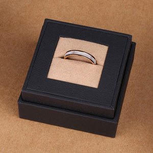 Boyang Custom Design Luxury Gift Paper <b>Black</b> Earing Ring <b>Boxes</b> Jewellery Packaging - Product Image 3