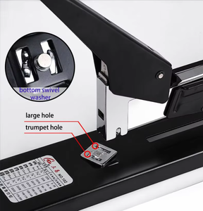 <span class=keywords><strong>Agrafeuse</strong></span> manuelle en métal à bras long, haute capacité, 200 pages, robuste, pour la maison et le bureau - Product Image 4