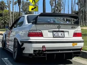 Aileron de coffre arrière noir brillant pour BMW Série 3 E36 1990-2000, pièce extérieure, accessoires auto - Product Image 3