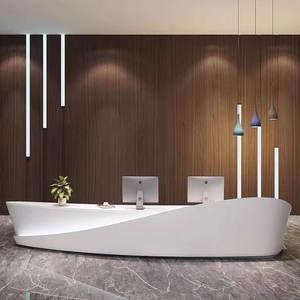 Comptoirs de caisse personnalisés pour bureau, hôtel, salon de beauté, bar, supermarché et salle de sport, vitrine de réception - Product Image 3