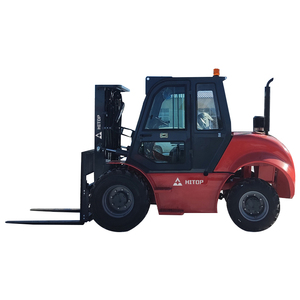Hitop4WDエレベーター5t3トン<span class=keywords><strong>3</strong></span>.5トンオールラフテレーンフォークリフトオフロードリフトトラック2.5トンディーゼルフォークリフト価格キャビン付き - Product Image 1