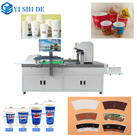 Imprimante jet d'encre pour gobelets à café, machine d'impression numérique pour gobelets en papier, imprimante simple passage pour gobelets à café, prix usine chinois