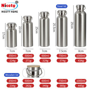 不锈钢运动水瓶绝缘食品级跑步者徒步旅行者野餐野营水瓶 - Product Image 6