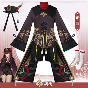 Genshin Impact Hu Tao Cosplay Costume Chinois Ancien Costume Halloween Carnaval <span class=keywords><strong>Hutao</strong></span> Vêtements Pour Filles - Product Image 2