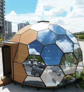 Tente dôme en verre géodésique pour l'événement et l'isolation thermique du verre de luxe Glamping - Product Image 2