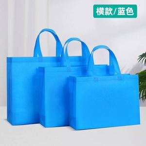 Promotional Non-Woven Tote Bags-Custom Silk Screen Printed Heat-<b>Sealed</b> Reusable Portable Household Shopping Event Giveaway Bags - Product Image 4