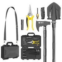 Pelle pliante multifonctionnelle pour l'extérieur, fournitures de camping, équipement de survie, outil de survie en plein air