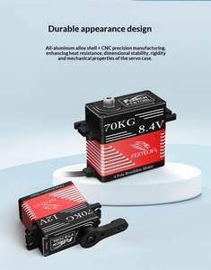 Moteur servo numérique sans balais Feetech 8,4 V 75 kg 180 degrés à couple élevé avec engrenages métalliques pour hélicoptère, drone, <span class=keywords><strong>avion</strong></span> - Product Image 5