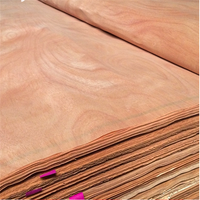 Haute qualité 0.3mm Gabon naturel Okoume visage naturel solide placage de bois de l'usine africaine