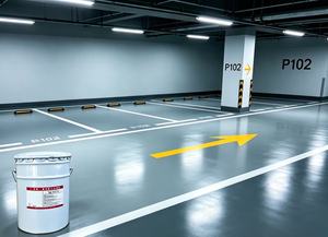 Revêtement supérieur en polyuréthane acrylique haute dureté et résistant à l'usure pour sols en béton de <span class=keywords><strong>garage</strong></span> et de terrain de sport - Product Image 2