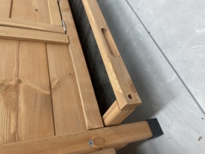 XPT024 rumah hewan peliharaan besar kayu alami gaya Modern kandang ayam untuk rumah pertanian luar ruangan untuk pola hewan kelinci dan anjing - Product Image 5