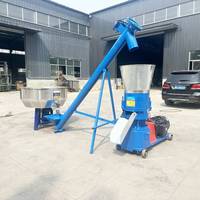 Nouvelle vente flash : Granulateur de granulés d'aliments pour volailles de petite taille, mini-machine à granulés pour poulets, en acier allié, automatique, multicouche, 300 kg/h