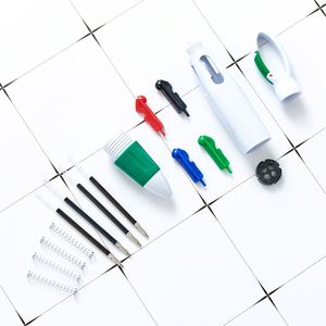 Custom 4-in-1 Retractable Ballpoint Pen <b>Creative</b> Company Anniversary Giveaway <b>Gift</b> Pen 4 Color Shuttle Pen with Carabiner Clip - Product Image 3