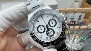Reloj Mecánico de Acero Inoxidable con Manecillas de Acero, Calendario Perpetuo, Resistente al Agua, de Alta Gama, Lujoso, OEM, con Cristal de Zafiro Azul y Correa de Reloj - Product Image 1
