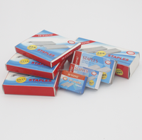 Papeterie de bureau et scolaire en gros N° 10 24/6 26/6 23/10 etc. Agrafes pour reliure de papier Agrafes argentées de haute qualité bon marché