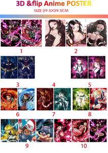 Póster 3D con Patrón de Tarjetas Pokémon, Personaje de Dibujos Animados, Póster de Anime en Movimiento 3D, Decoración de Pared para el Hogar, Regalo de Cumpleaños para Fanáticos, MOQ Bajo, Muestra <span class=keywords><strong>Gratis</strong></span> - Product Image 6