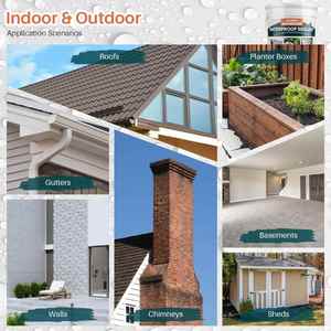 Sellador Impermeable de Poliuretano Transparente, Ecológico y Duradero para Techos, Duchas, Paredes, Cocinas y Claraboyas - Reparación Invisible de Fugas - Product Image 5