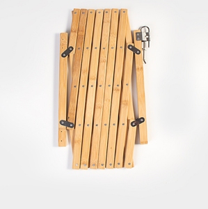 <span class=keywords><strong>Cages</strong></span> pour chiens Intérieur <span class=keywords><strong>Pet</strong></span> Isolation Escalier Porte Clôture En Bois Rétractable Pratique Barrière Sécurité Bébé - Product Image 6