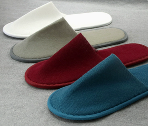 Zapatillas desechables, proveedor de China, zapatillas ecológicas de lujo personalizadas antideslizantes para adultos, hospitalidad, viaje en avión, gran oferta - Product Image 2