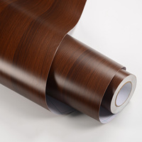 Película Decorativa Autoadhesiva para Muebles con Diseño de Madera, en Oferta, para Decoración de Interiores