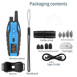 <span class=keywords><strong>Collar</strong></span> de entrenamiento para perros Collares de choque de entrenamiento con opciones de vibración para perros pequeños y grandes Clasificado Discover <span class=keywords><strong>Best</strong></span> Waterproof - Product Image 4