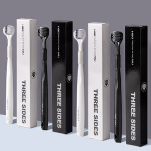 Sikat gigi 3 sisi dewasa, sikat gigi bulu lembut membersihkan dalam - Product Image 2