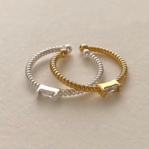 VIANRLA-anillos de apilamiento de oro para mujer, Plata de Ley 925, Circonia cúbica transparente, baguette, anillos finos - Product Image 5