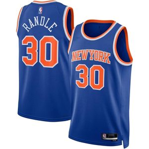 Maillot de basket-ball New York Knicks pour enfants, édition Icon bleue, 30 Randle, vêtements de basket-ball anti-humidité - Product Image 1