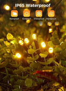 Nhà Máy Outlet tùy chỉnh <span class=keywords><strong>LED</strong></span> Đèn giáng sinh kỳ nghỉ ngoài trời cây trang trí năng lượng mặt trời chuỗi đèn - Product Image 3