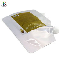 Vente en gros 30ml 20ml 50ml Emballage de liquide Pochettes à bec supérieur en aluminium Sacs à café boisson debout en plastique